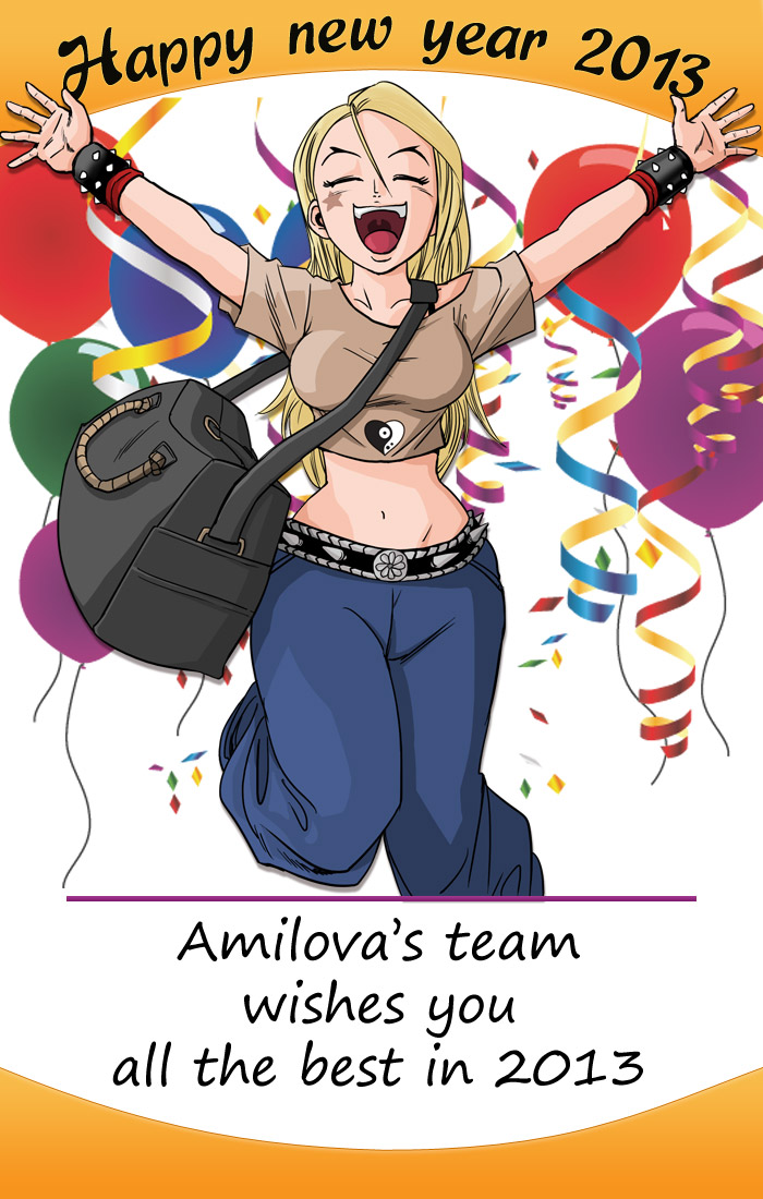 Happy new year with Amilova