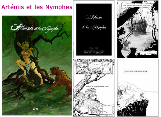 Lire et découvrir Artémis et les Nymphes sur Amilova