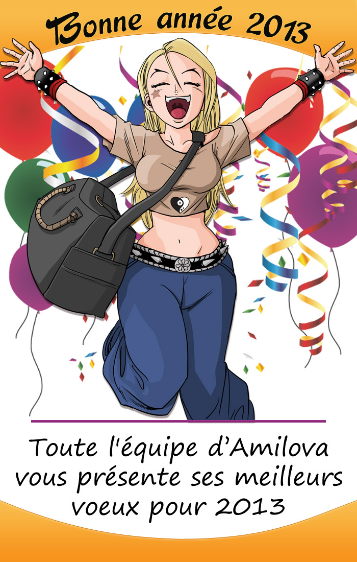 bonne nouvelle année avec Amilova